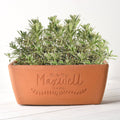 letterfest terracotta Personalised Terracotta Window Box