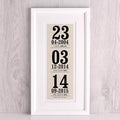 Our Story Date Print