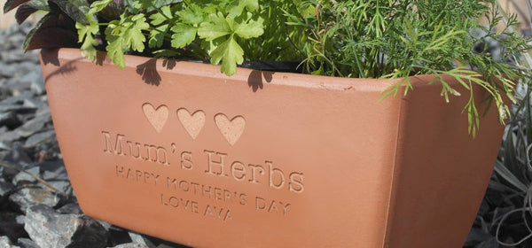 Personalised engraved window boxes