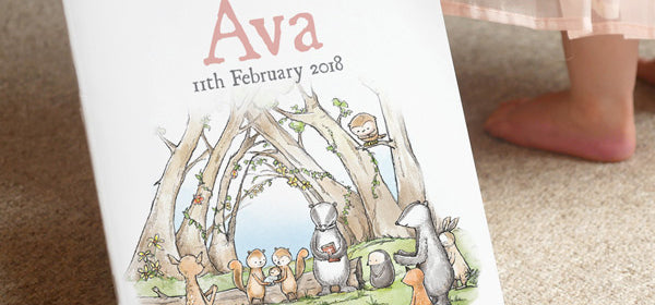 Personalised books for baby christening