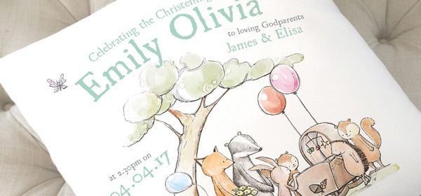 Personalised home decor for christenings