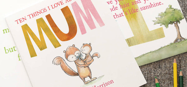 Personalised books for Mothers Day