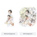 Daddy Line Portrait