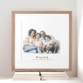 Personalised Family Line Portrait