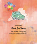 Personalised First Birthday Story Book