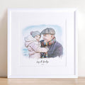 Grandad and Me Illustration