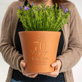 70th Birthday Personalised Plant Pot