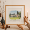 Watercolour House Sketch