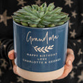Personalised name indoor plant pot