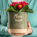 Personalised name indoor plant pot