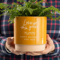 Personalised Love Grows Indoor Plant Pot