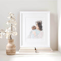 New Mum Personalised Line Portrait