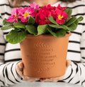 Engraved Message Round Plant Pot