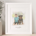 My Pet and Me Illustration