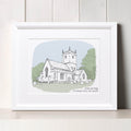 Personalised Wedding Venue Portrait