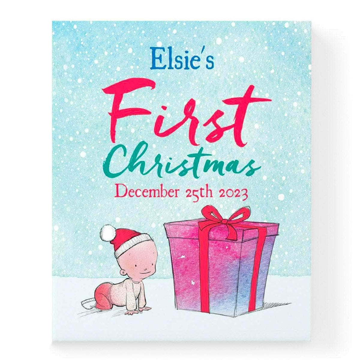 Personalised Baby First Christmas Children