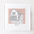 House Colour Block Line Portrait