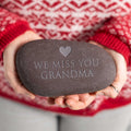 Personalised Heart Large Memorial Stone