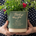 Personalised mother of the groom indoor plant pot