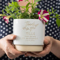 Personalised bridesmaids indoor plant pot