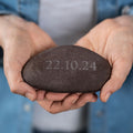 Personalised Pet Pebble with Paw Print