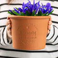 Personalised Handwritten Engraved Pot