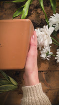 Personalised Garden Engraved Terracotta Window Pot