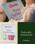 Personalised Baby's First Christmas Book