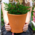 50th Birthday Personalised Plant Pot