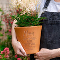 Personalised Flower Pot For Mum