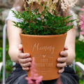 Personalised Flower Pot For Mum