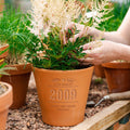 Anniversary Personalised Flower Pot