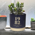 Personalised birthday indoor plant pot