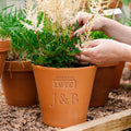 Blooming Couples Personalised Flower Pot