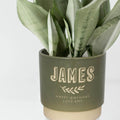 Personalised Dads indoor plant pot