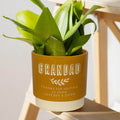 Personalised Dads indoor plant pot