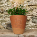 Personalised Fathers Day Pot For Dad with Eco Compost