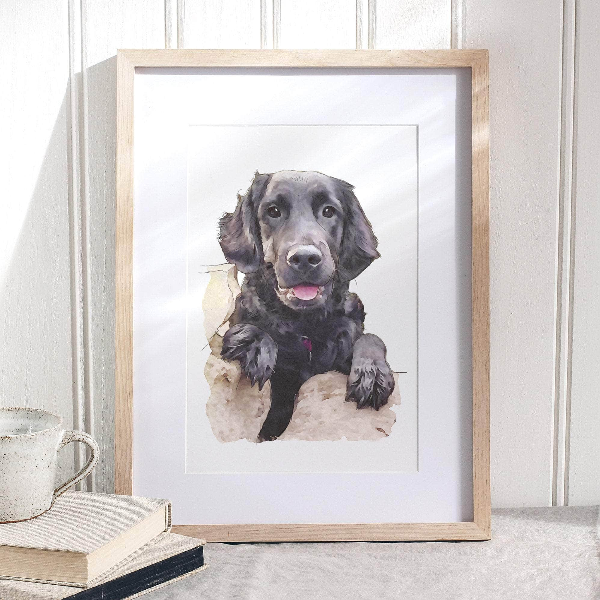 Custom Pet Portrait Painting, personalized pet portrait, dog portrait, custom dog on sale art, hand painted pet portrait, watercolor pet portrait