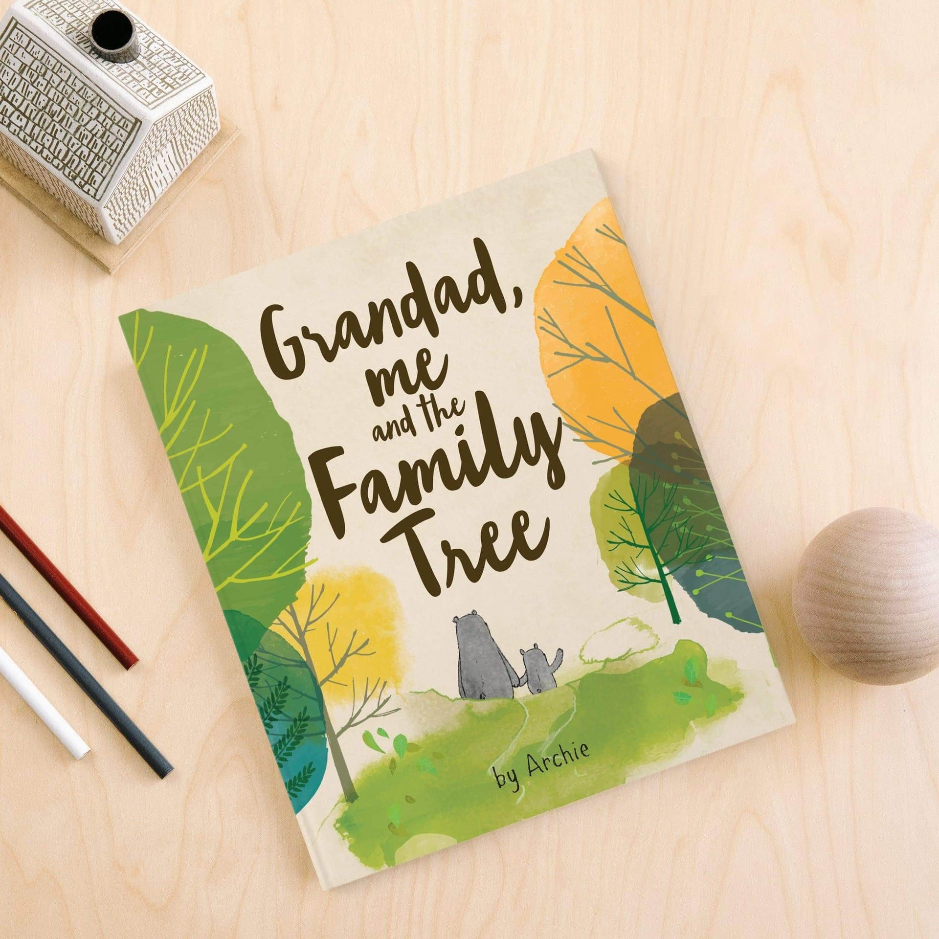 Daddy, Me And The Family Tree Personalised Children's Book Personalised Father's Day Gift for