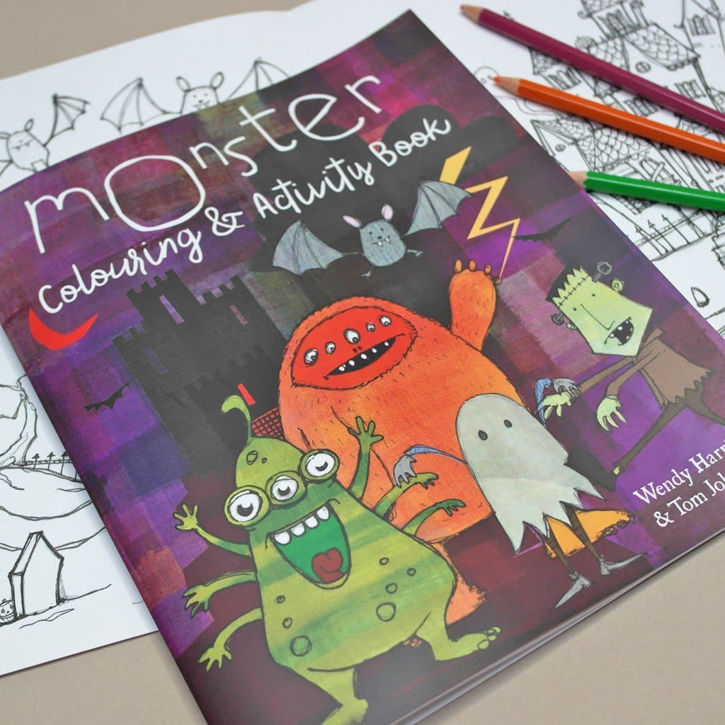 Monster Colouring And Activity Book - Creative Fun for Halloween ...