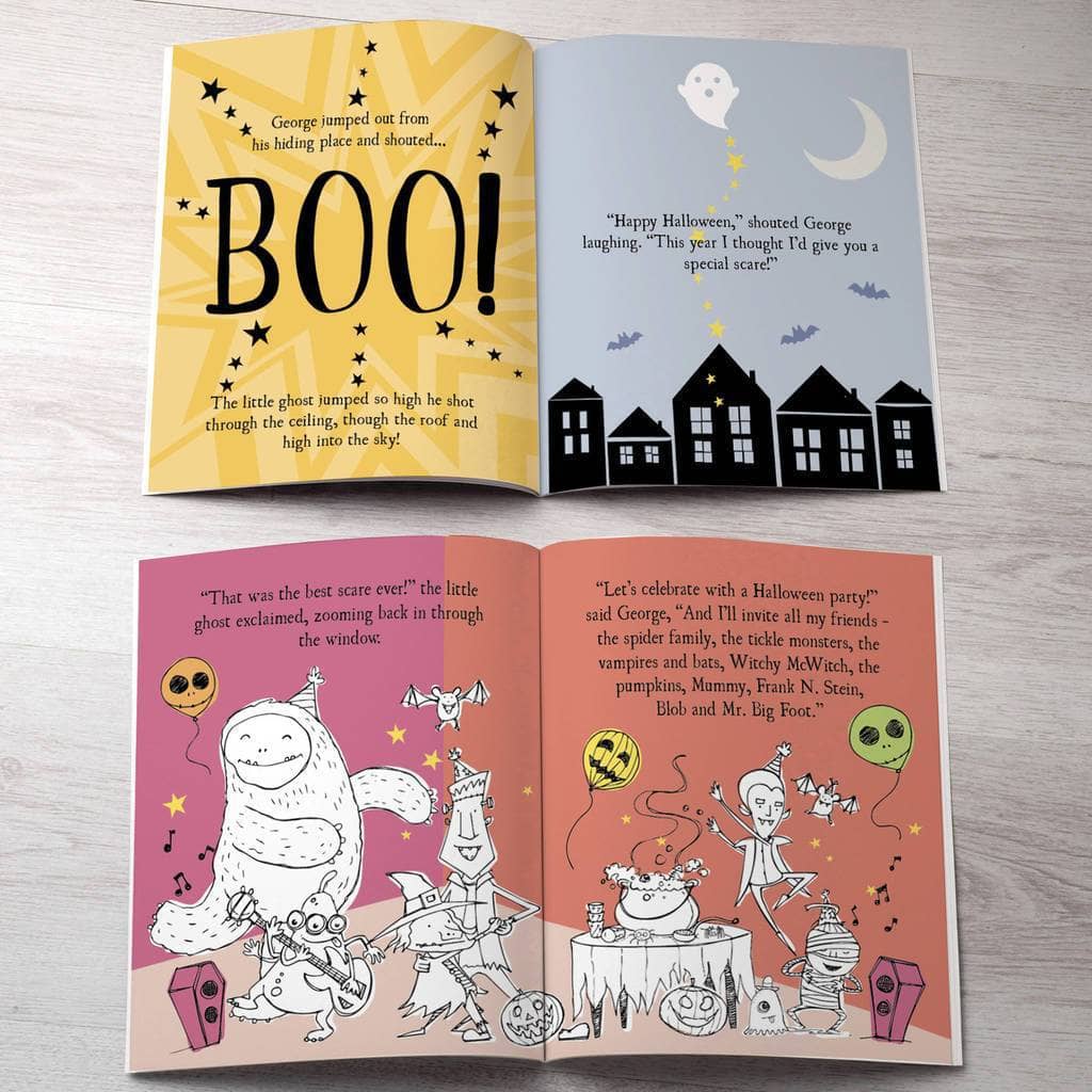 Letterfest book Personalised Little Ghost Halloween Story Book