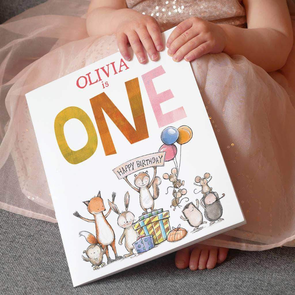 First birthday sale personalized book