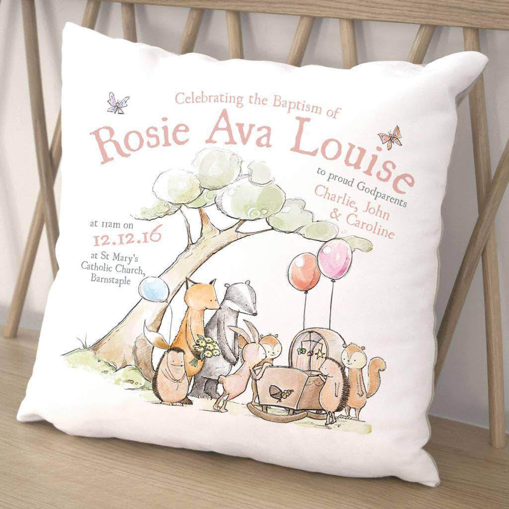 Christening cushion on sale