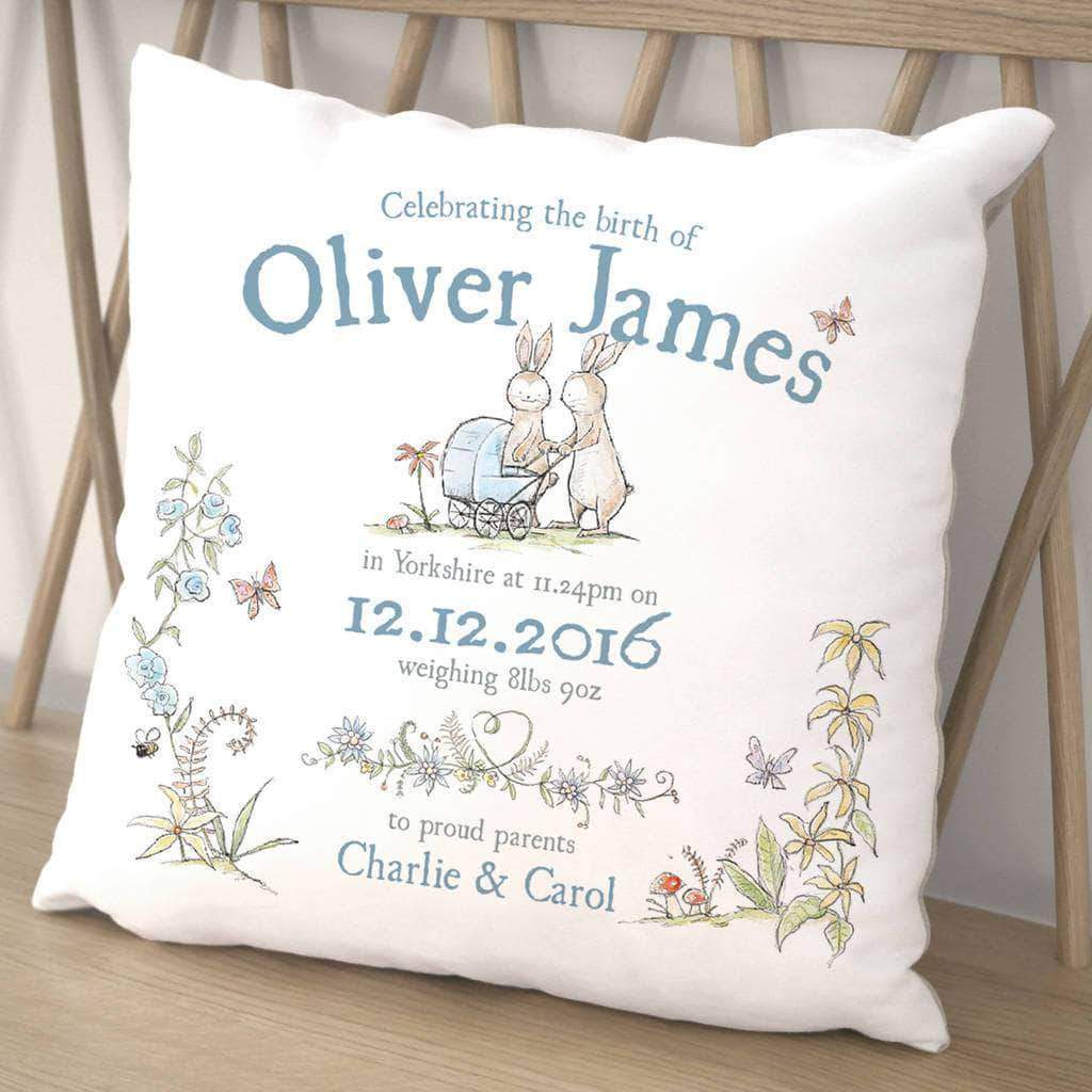 Baby 2025 cushion personalised