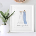 Bridesmaid Or Special Dress Illustration