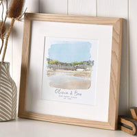Our Favourite Place Watercolour Sketch