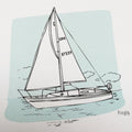 Personalised Boat Illustration