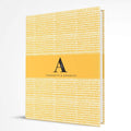 Monogram Yellow Notebook