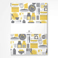Retro Kitchen Yellow Notebook
