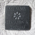 Personalised 'Mummy' Slate with Flower